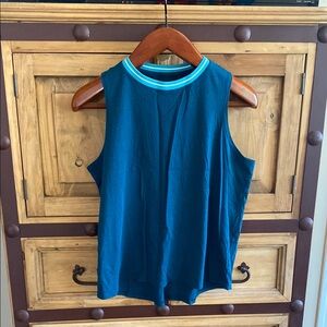 Avia Blue Sleeveless Tank Top Athletic Style